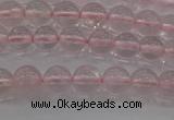 CRQ121 15.5 inches 6mm round natural rose quartz beads wholesale