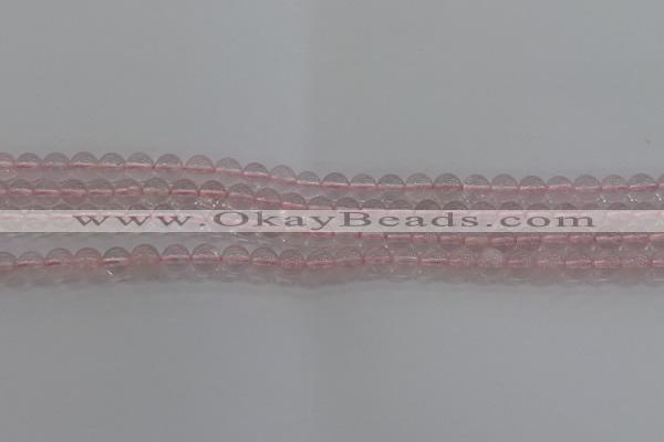 CRQ121 15.5 inches 6mm round natural rose quartz beads wholesale