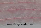 CRQ122 15.5 inches 8mm round natural rose quartz beads wholesale