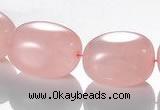 CRQ14 13*18mm egg-shaped A grade natural rose quartz beads