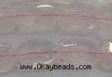 CRQ165 15.5 inches 12*16mm faceted rectangle natural rose quartz beads