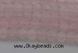 CRQ180 15.5 inches 4mm round matte rose quartz beads wholesale