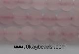 CRQ181 15.5 inches 6mm round matte rose quartz beads wholesale