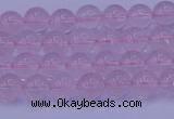 CRQ200 15.5 inches 4mm round Mozambique rose quartz beads