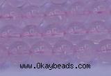 CRQ202 15.5 inches 8mm round Mozambique rose quartz beads