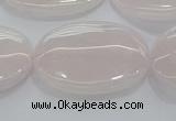 CRQ236 15.5 inches 18*25mm oval rose quartz beads wholesale