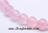 CRQ27 15.5 inches 8mm round natural rose quartz beads Wholesale