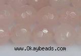 CRQ292 15.5 inches 12mm faceted round rose quartz gemstone beads