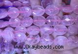 CRQ437 15.5 inches 15*20mm faceted oval rose quartz beads wholesale