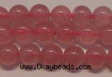 CRQ451 15.5 inche 6mm round A grade Madagascar rose quartz beads