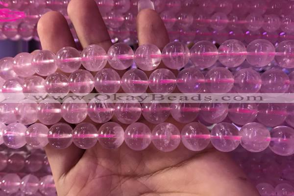 CRQ473 15.5 inches 12mm round rose quartz gemstone beads