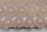 CRQ504 15.5 inches 12mm round AB-color rose quartz beads