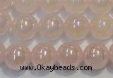 CRQ505 15.5 inches 14mm round AB-color rose quartz beads