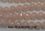 CRQ512 15.5 inches 8mm faceted round AB-color rose quartz beads