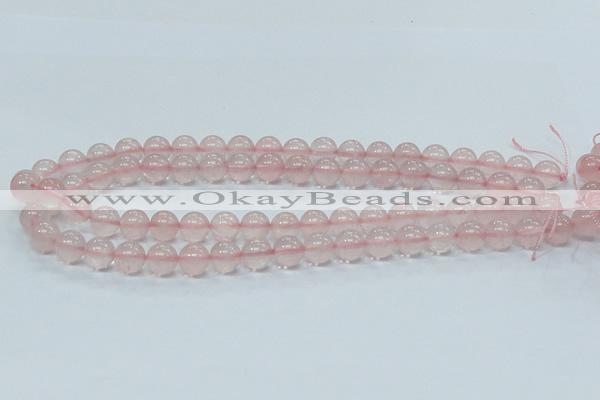 CRQ52 15.5 inches 10mm round natural rose quartz beads wholesale