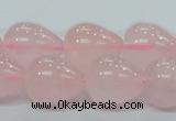 CRQ65 15.5 inches 16*19mm teardrop natural rose quartz beads wholesale