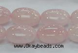 CRQ67 15.5 inches 15*20mm egg-shaped natural rose quartz beads