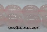 CRQ68 15.5 inches 16*20mm egg-shaped natural rose quartz beads