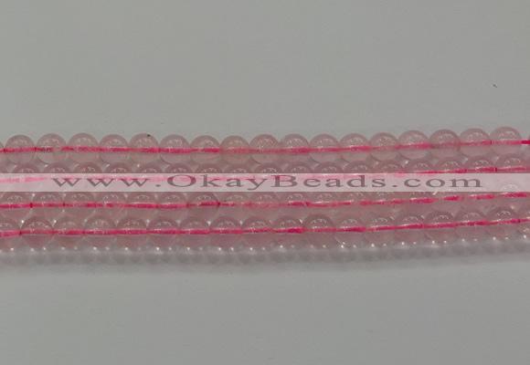 CRQ850 15.5 inches 6mm round natural rose quartz gemstone beads