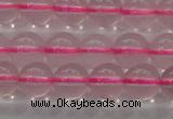 CRQ855 15.5 inches 6mm round natural rose quartz gemstone beads