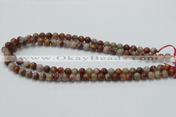 CRS03 15.5 inches 8mm round rainbow stone beads wholesale