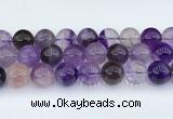 CRU1016 15.5 inches 14mm round mixed rutilated quartz beads