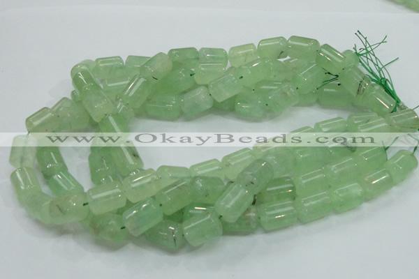 CRU134 15.5 inches 12*17mm column green rutilated quartz beads