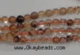 CRU451 15.5 inches 5mm round Multicolor rutilated quartz beads