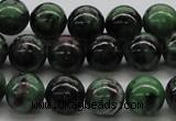 CRZ04 15.5 inches 12mm round ruby zoisite gemstone beads Wholesale