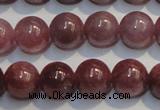 CRZ1002 15.5 inches 6mm - 6.5mm round A grade natural ruby beads