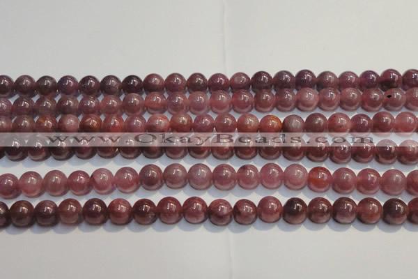 CRZ1002 15.5 inches 6mm - 6.5mm round A grade natural ruby beads