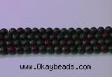 CRZ1110 15.5 inches 4mm round imitation ruby zoisite beads wholesale