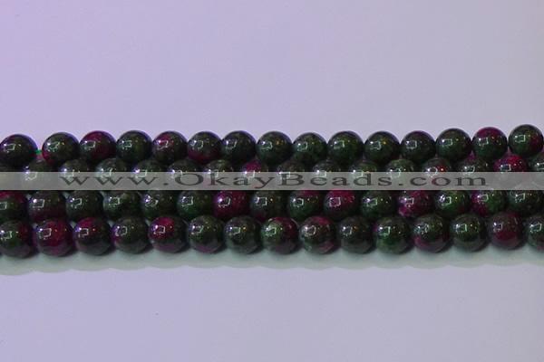 CRZ1111 15.5 inches 6mm round imitation ruby zoisite beads wholesale