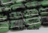 CRZ17 15.5 inches 13*18mm rectangle ruby zoisite gemstone beads