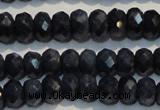 CRZ976 15.5 inches 4*6mm faceted rondelle A grade sapphire beads