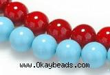 CSB06 16 inches 8mm round shell pearl beads Wholesale