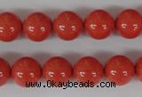 CSB102 15.5 inches 12mm round shell pearl beads wholesale