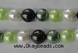 CSB1060 15.5 inches 10mm round mixed color shell pearl beads