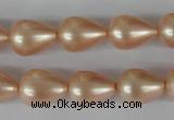 CSB110 15.5 inches 11*15mm teardrop shell pearl beads wholesale