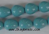 CSB112 15.5 inches 11*15mm teardrop shell pearl beads wholesale