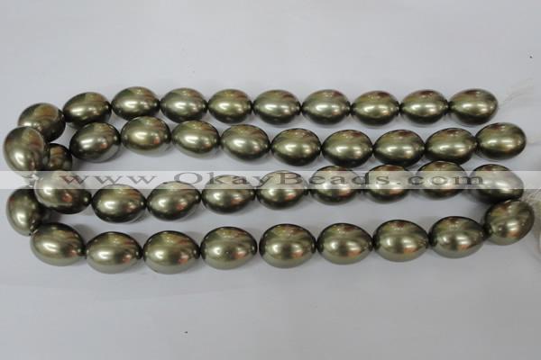 CSB128 15.5 inches 14*18mm – 15*20mm rice shell pearl beads