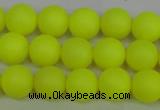 CSB1315 15.5 inches 4mm matte round shell pearl beads wholesale