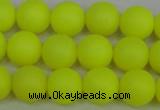 CSB1316 15.5 inches 6mm matte round shell pearl beads wholesale