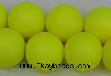 CSB1319 15.5 inches 12mm matte round shell pearl beads wholesale