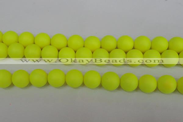 CSB1319 15.5 inches 12mm matte round shell pearl beads wholesale