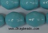 CSB132 15.5 inches 18*22mm nuggets shell pearl beads wholesale