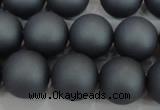 CSB1327 15.5 inches 8mm matte round shell pearl beads wholesale