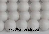 CSB1353 15.5 inches 10mm matte round shell pearl beads wholesale