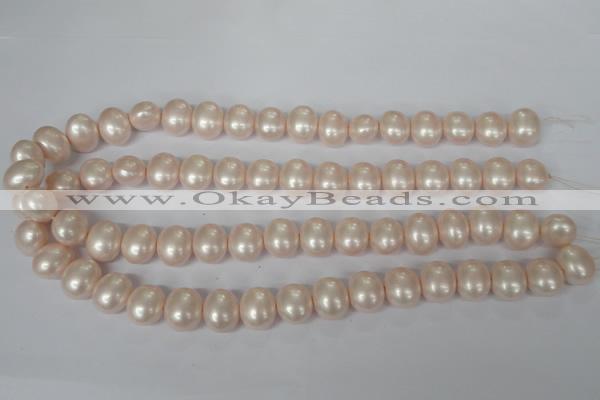 CSB137 15.5 inches 12*15mm – 13*16mm oval shell pearl beads