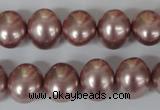 CSB139 15.5 inches 12*15mm – 13*16mm oval shell pearl beads